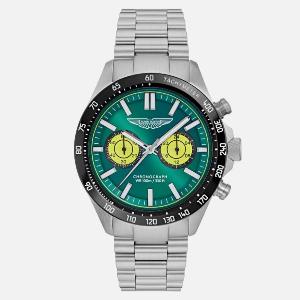ASTON MARTIN Men's Watch Chronograph Wrist Aml Icon MTIS1F502 Stainless Steel